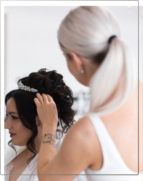 Brautstyling Home Foto